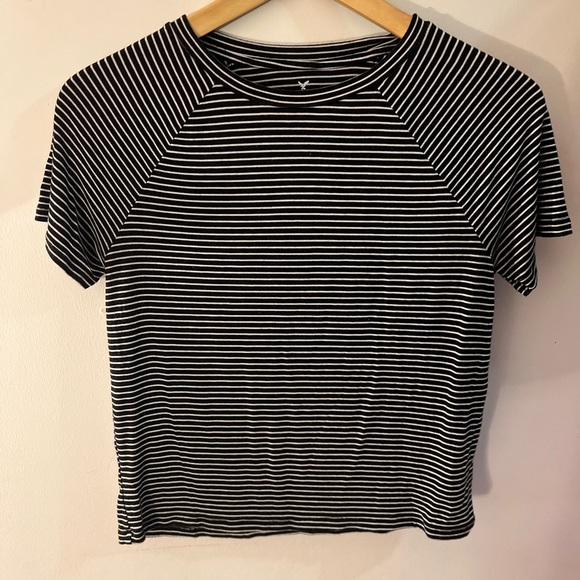 American Eagle Soft & Sexy Striped T-Shirt XS - Picture 1 of 4